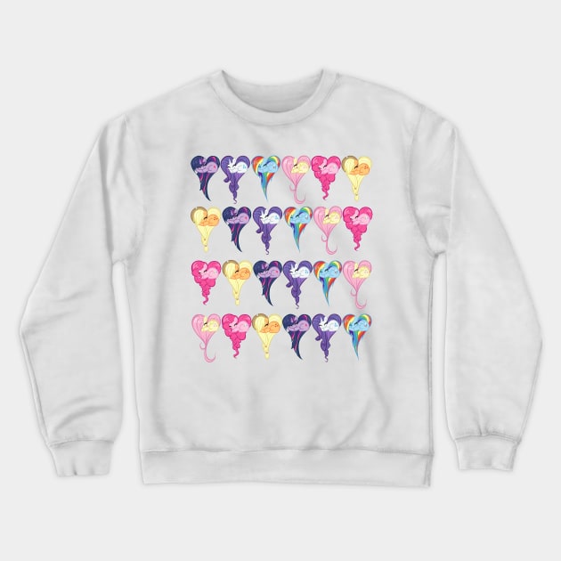 Heart After Heart Crewneck Sweatshirt by BambooDog